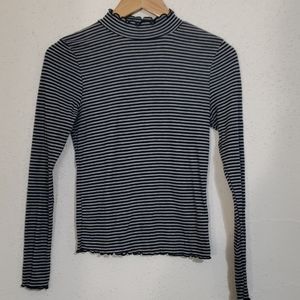 Derek and heart long sleeve striped